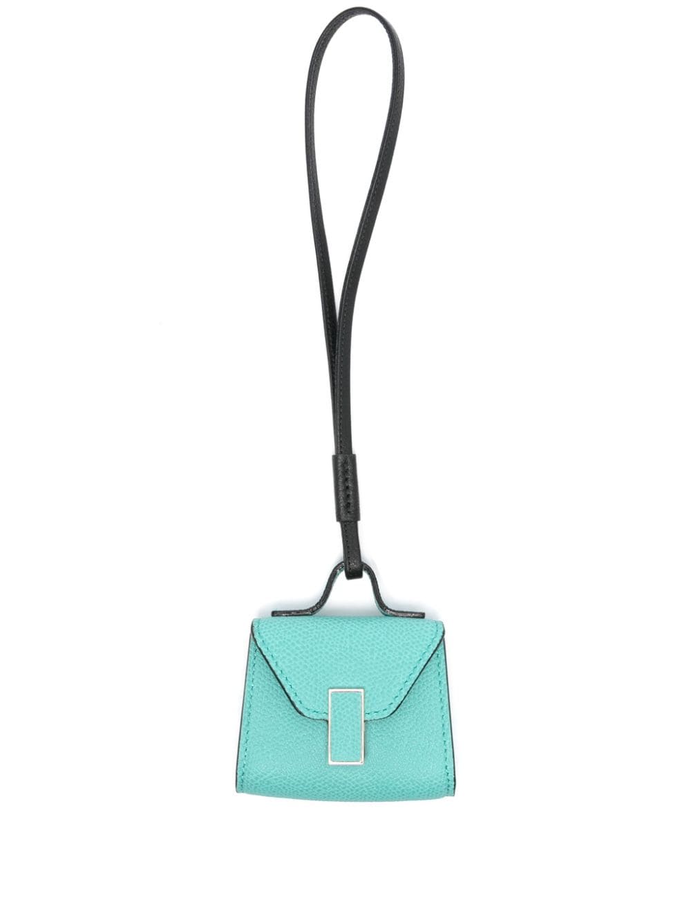 Shop Valextra Iside Bag Charm In Green