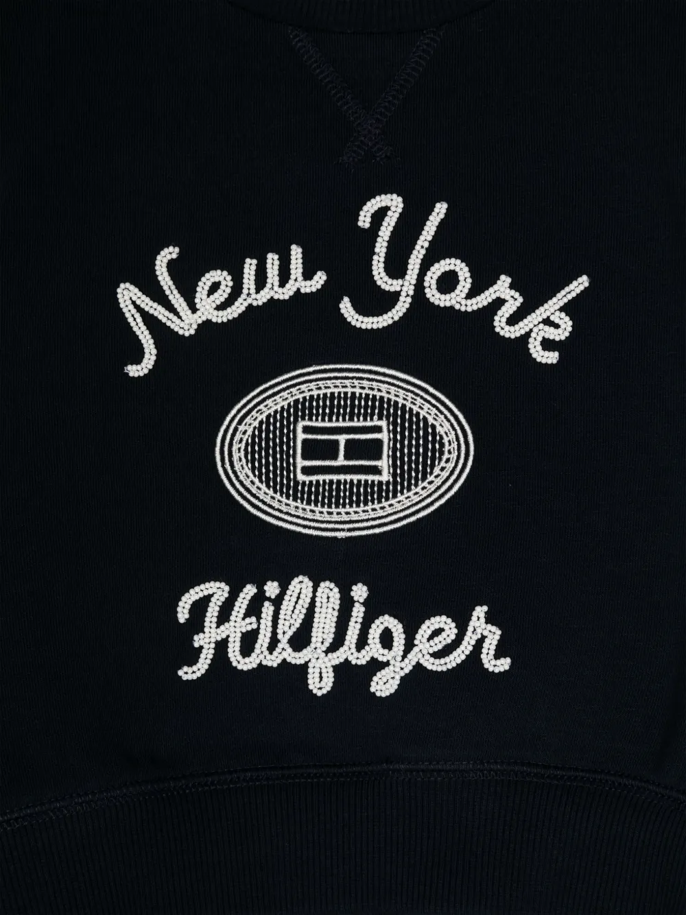TOMMY HILFIGER JUNIOR BEADED-LOGO SWEATSHIRT