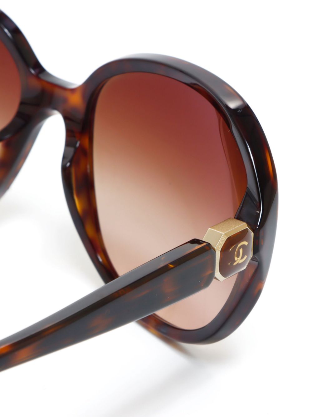 CHANEL CC oversized-frame sunglasses Women