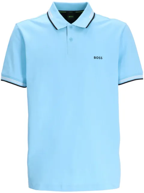 BOSS Poloshirt mit Logo-Print
