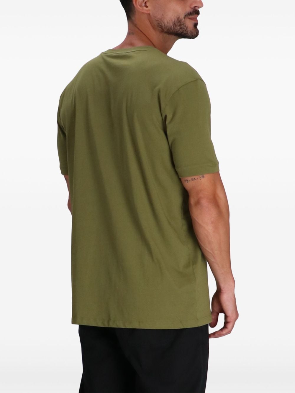 Shop Hugo Logo-patch T-shirt In Green