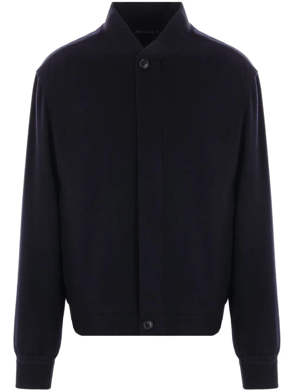 Zegna cashmere bomber jacket - Blue