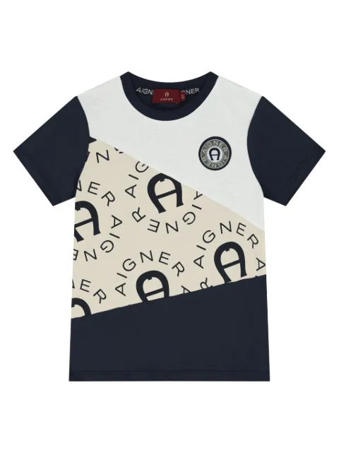 Aigner Kids logo-print T-shirt