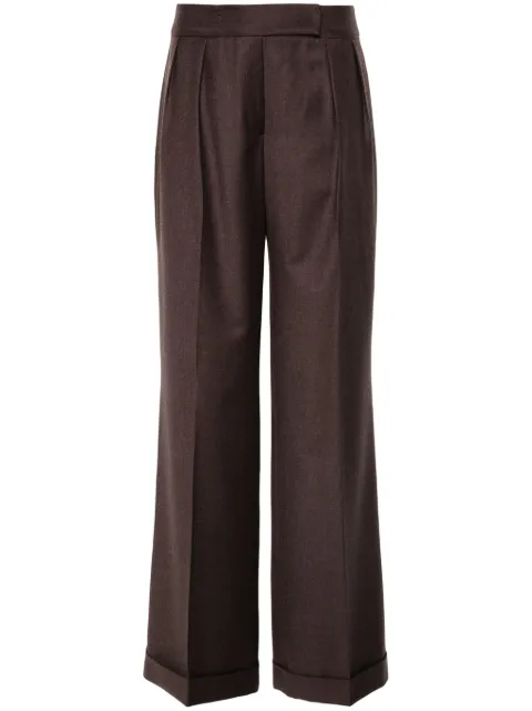Kiton pantalon à détail plissé
