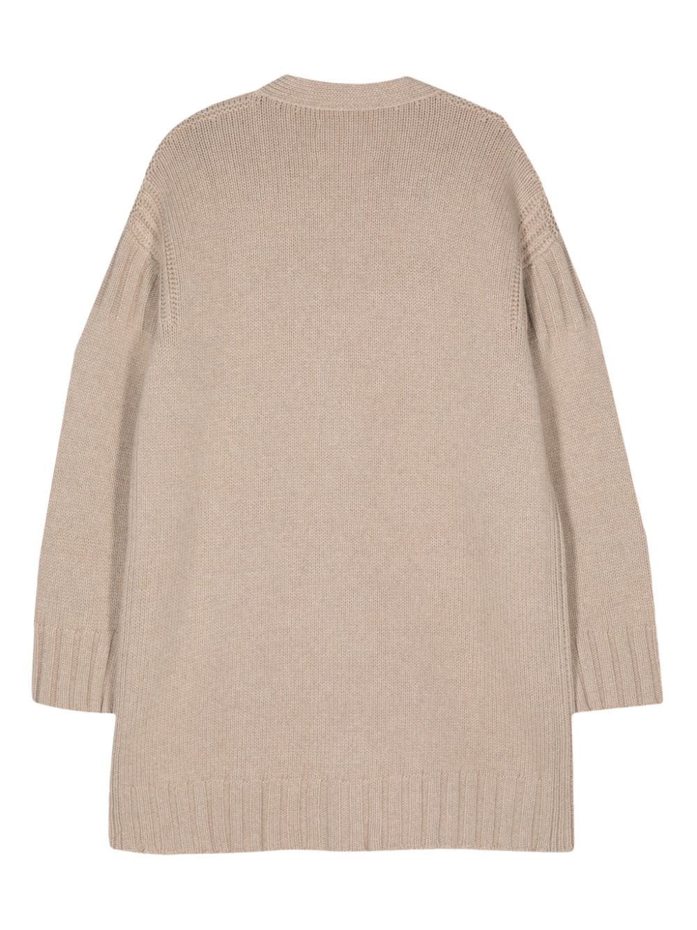 Shop Jil Sander Cashmere Cardigan In Neutrals