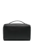 Valextra V-line make-up bag - Black