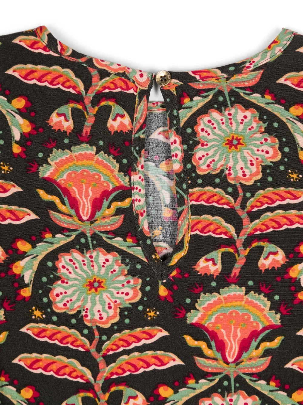Scotch & Soda Shirt met bloemenprint Groen