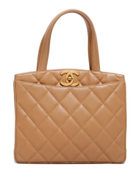 HOT SALE CHANEL 1995 CC turn-lock handbag Women