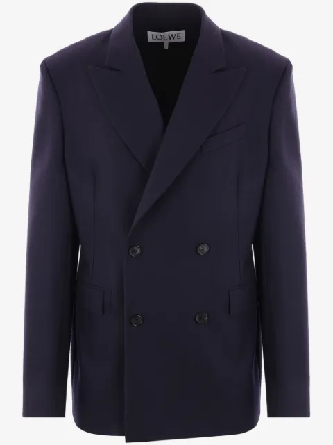 LOEWE blazer con doble botonadura