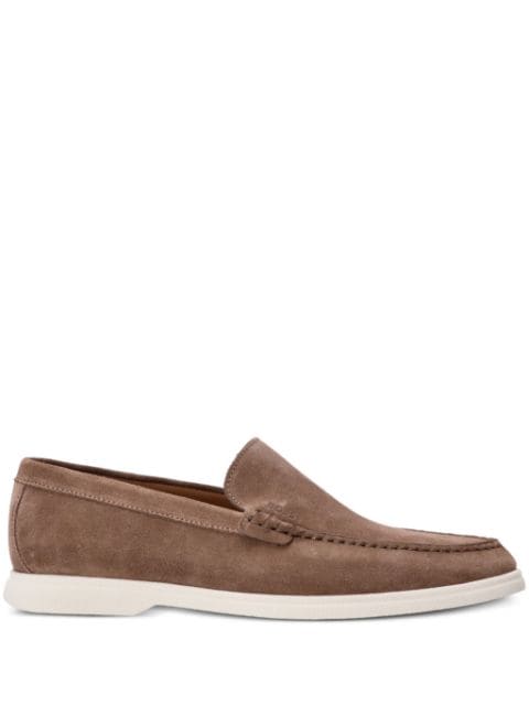 BOSS Sienne suede loafers