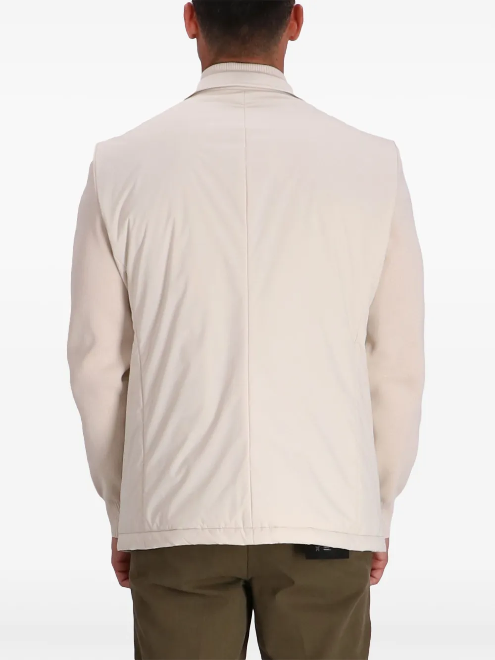 BOSS Gelaagd jack met vlakken Beige