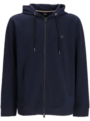 お*司様 Valentino Garavani ジップアップジャケット ネイビー Valentino Garavani ジップアップ パーカー | ブルー | FARFETCH JP