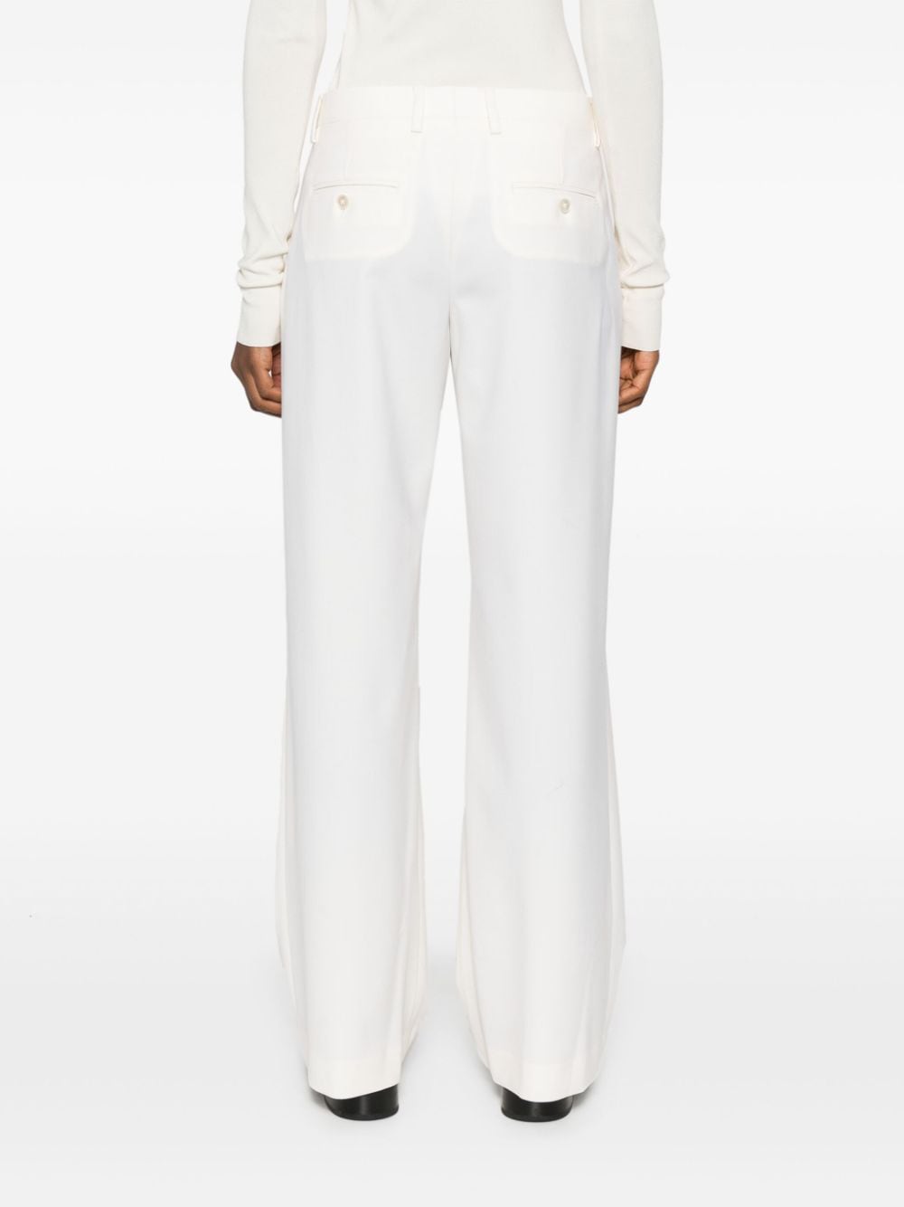 Shop Lardini Feni Trousers In Weiss