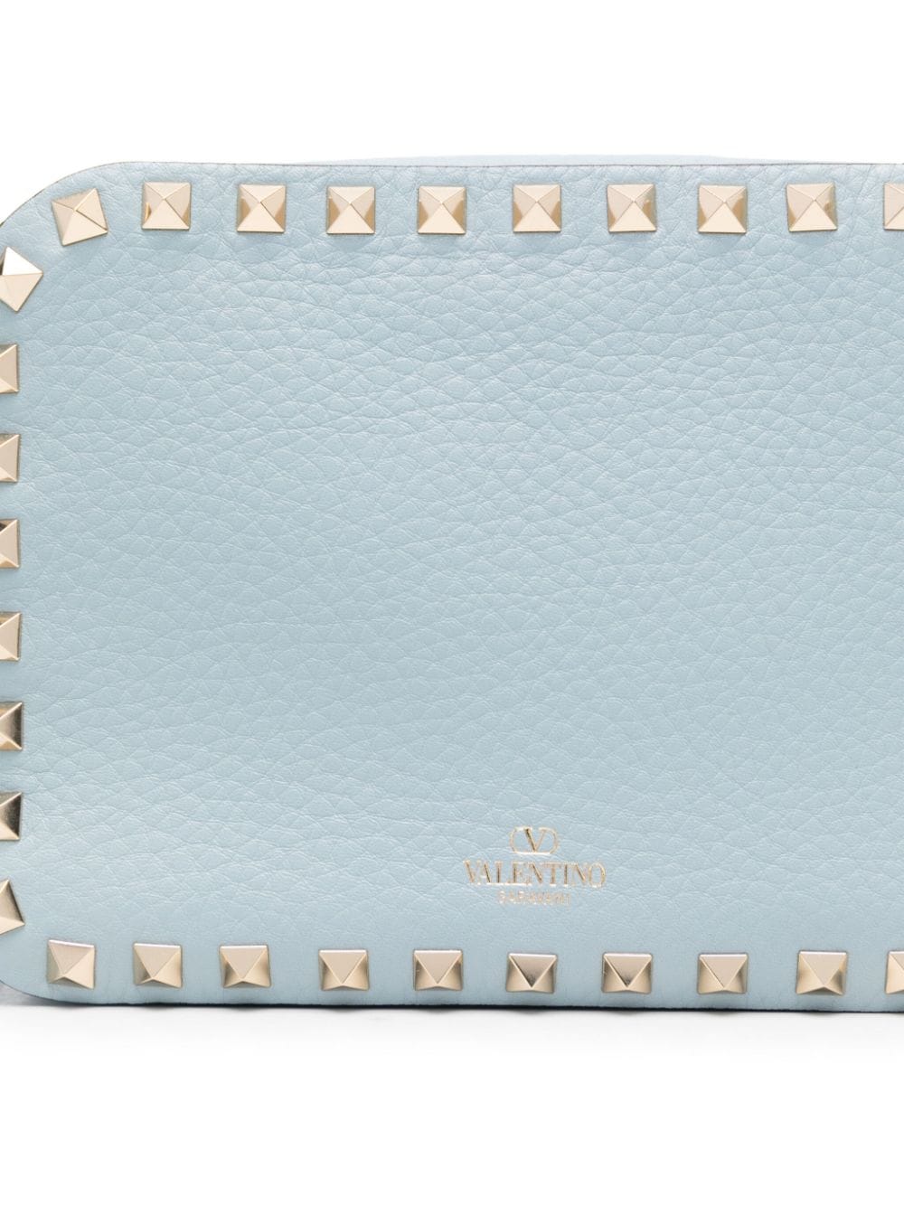 Shop Valentino Rockstud Cross Body Bag In Blue