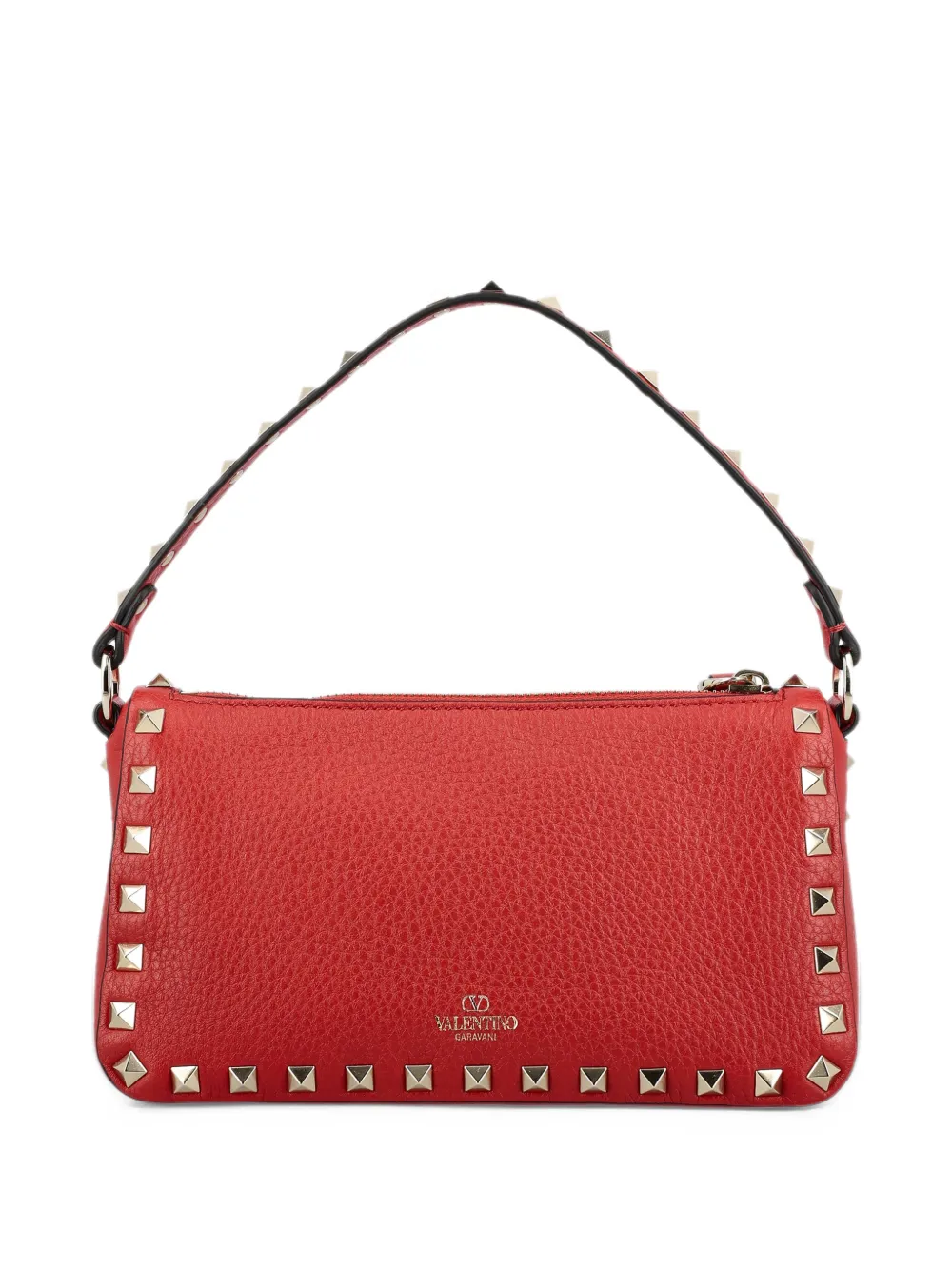 Valentino Garavani Kleine Rockstud schoudertas Rood