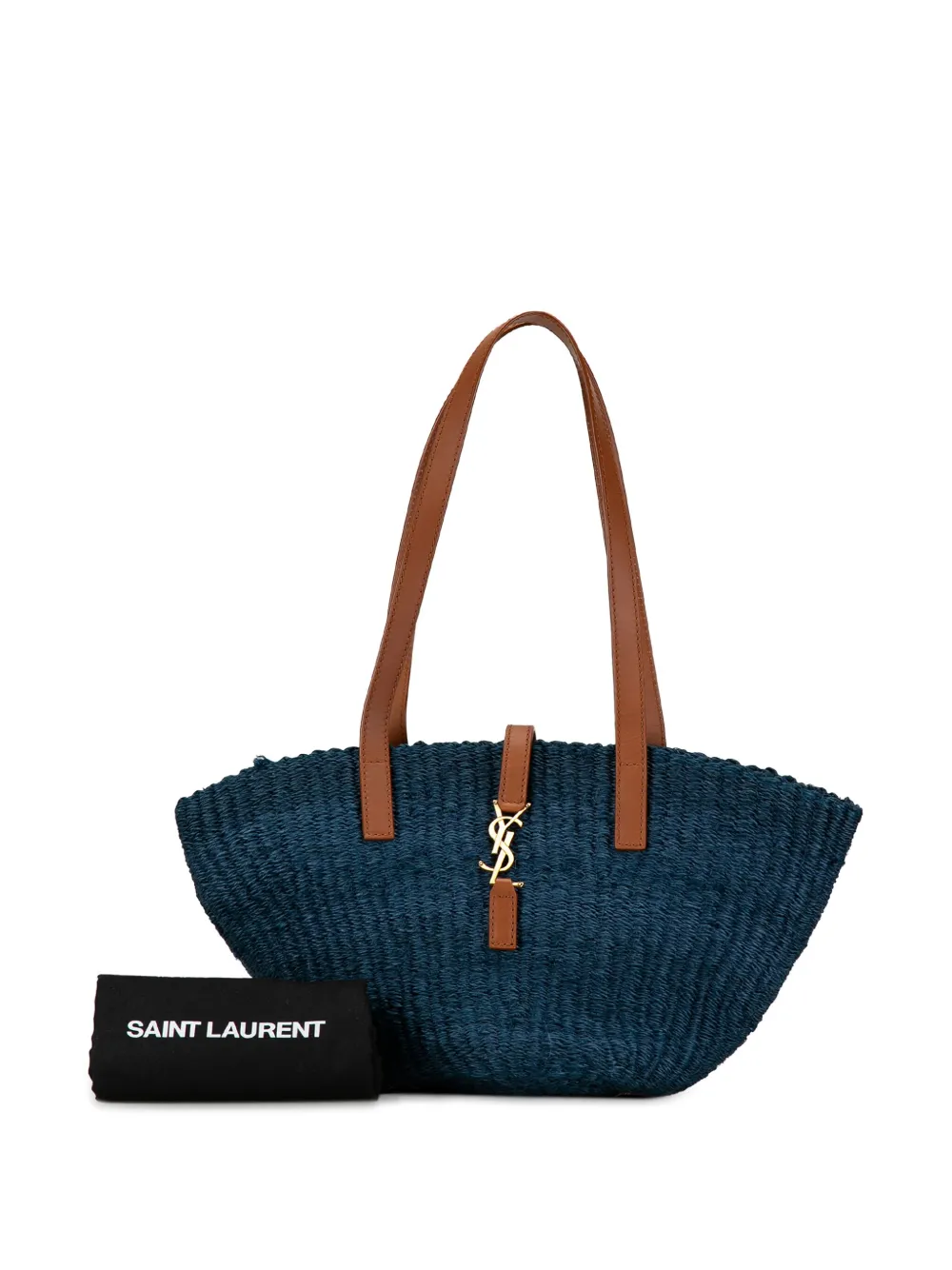 Affordable Saint Laurent Pre-Owned 2022 Small Raffia Panier tote bag WOMEN