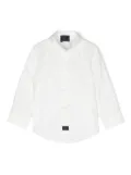 Fay Kids logo-patch shirt - White