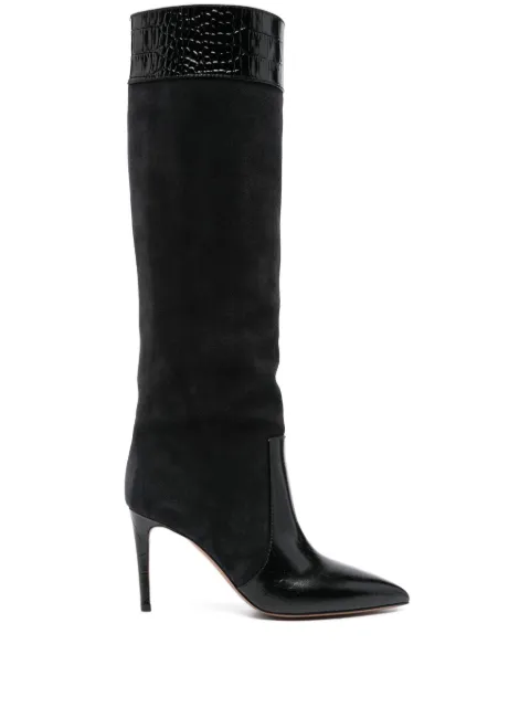 Paris Texas 85mm crocodile effect boots