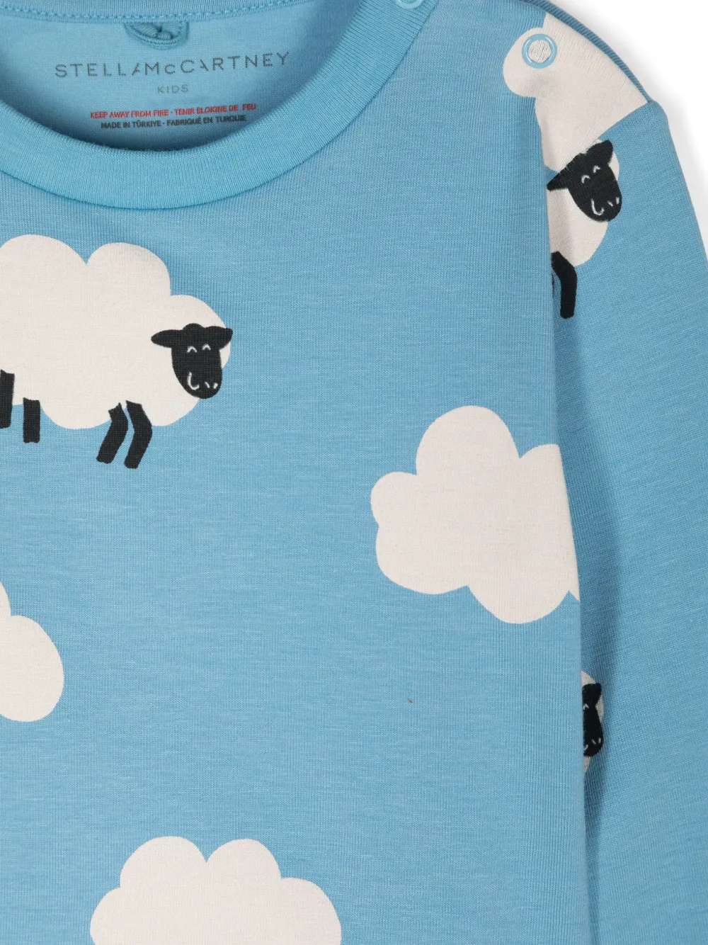 STELLA MCCARTNEY CLOUDS-PRINT T-SHIRT