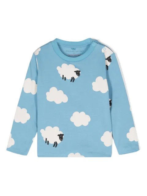 Stella McCartney Kids clouds-print T-shirt