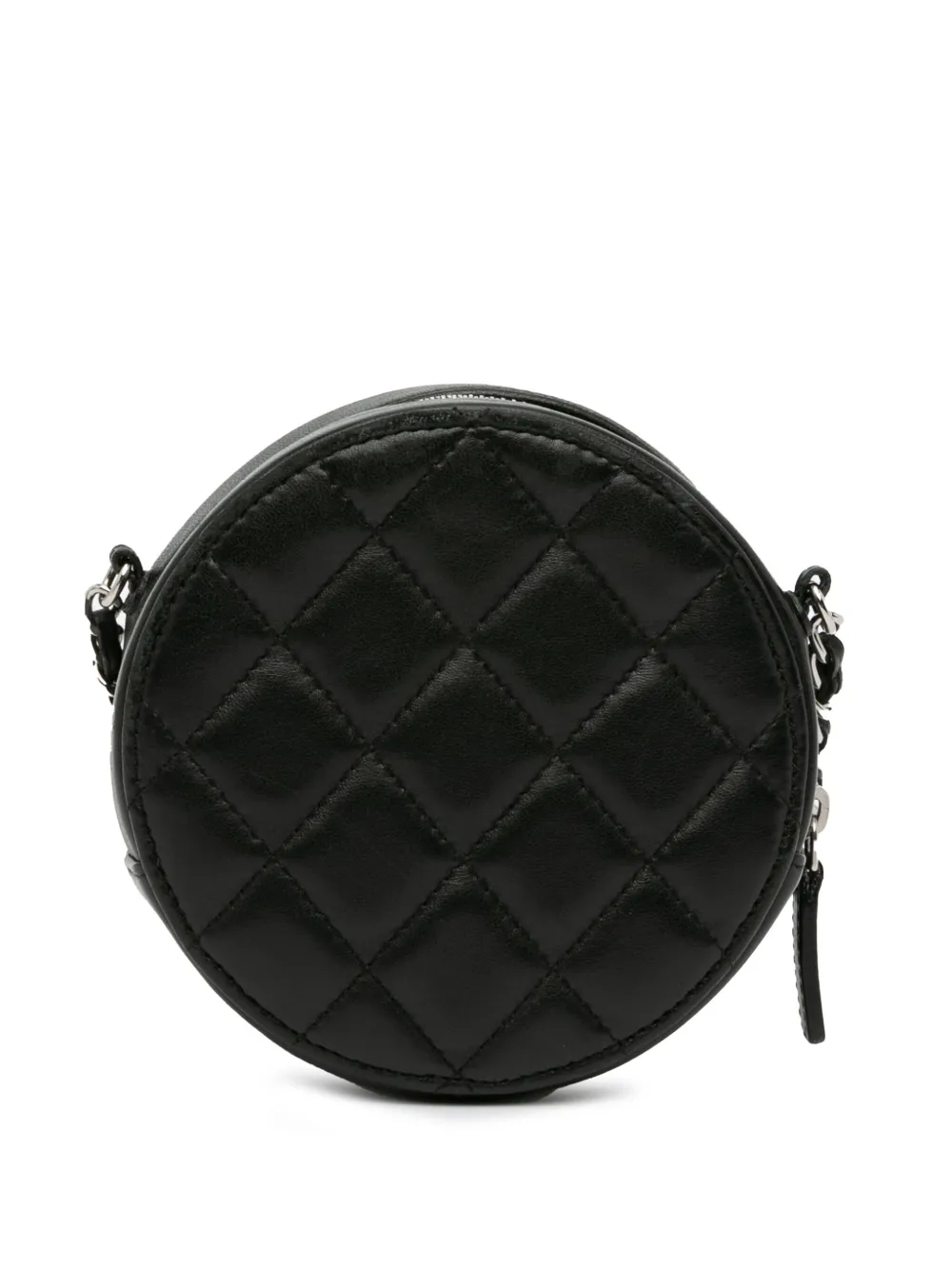 CHANEL Pre-Owned 2019 CC Quilted Lambskin Round Clutch with Chain crossbody bag | Pre-Owned | Image 2