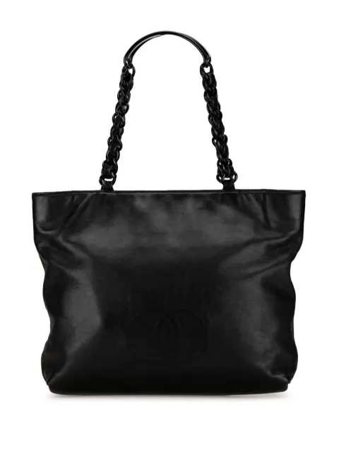CHANEL 1997-1999 CC Lambskin Chain tote bag Women