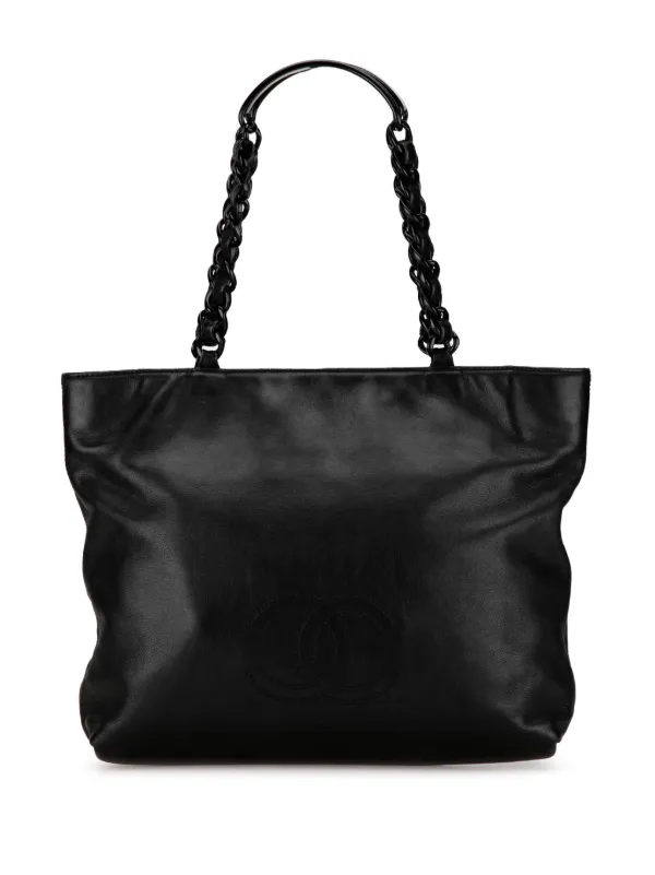 Lambskin tote bag sale