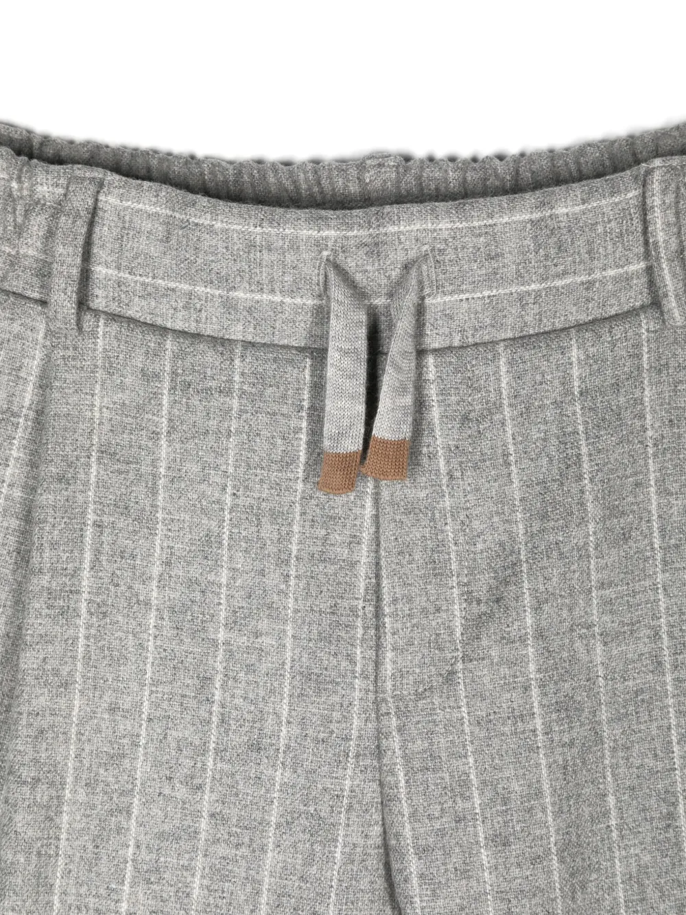 Eleventy Kids Broek met krijtstreep Grijs