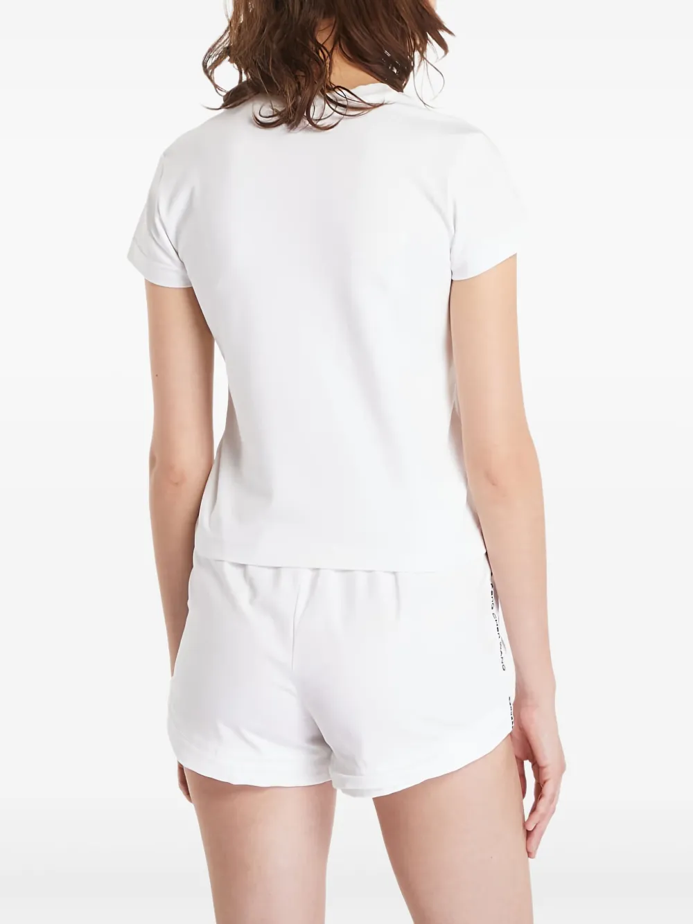 Converse T-shirt met geborduurd logo en korte mouwen Wit