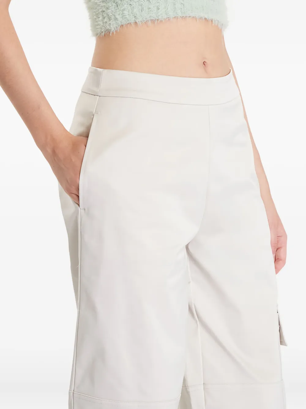 Calvin Klein Jeans Est.1978 Cargo Trousers In White