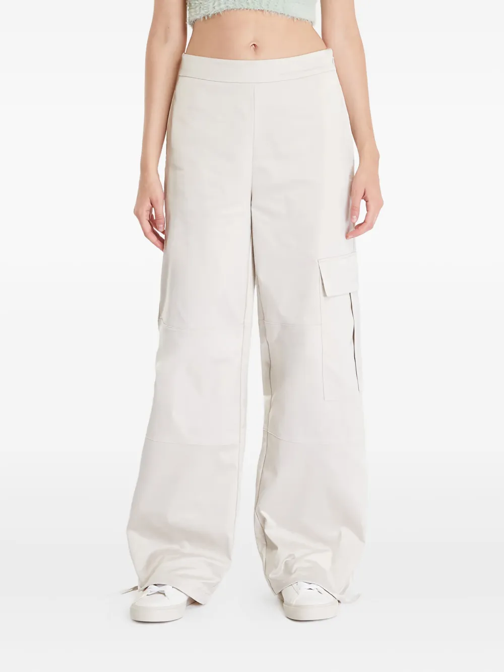 Calvin Klein Jeans Est.1978 Cargo Trousers In White