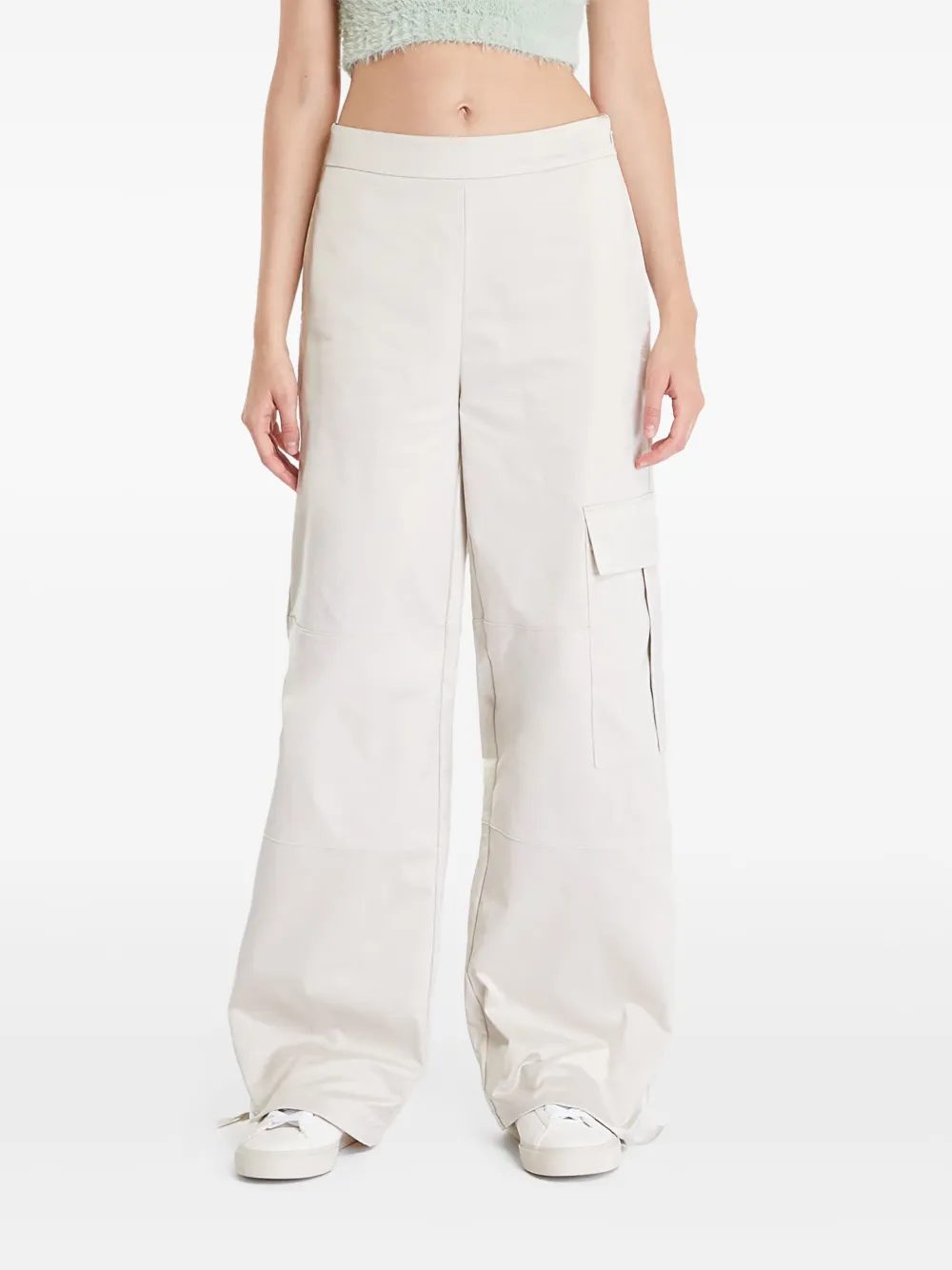 Calvin Klein Jeans Est.1978 Cargo Trousers In White