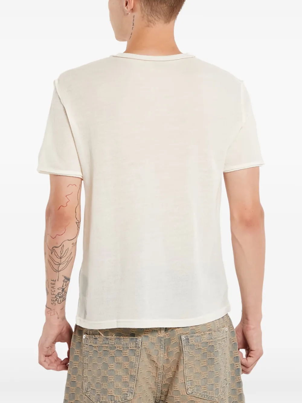 MISBHV T-shirt met logoprint Beige