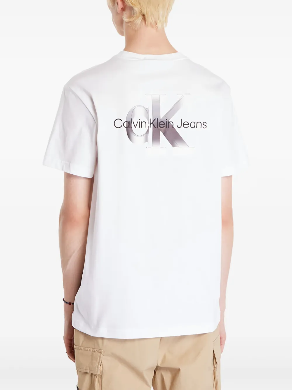 Calvin Klein Euphoric Monologo T-shirt Wit