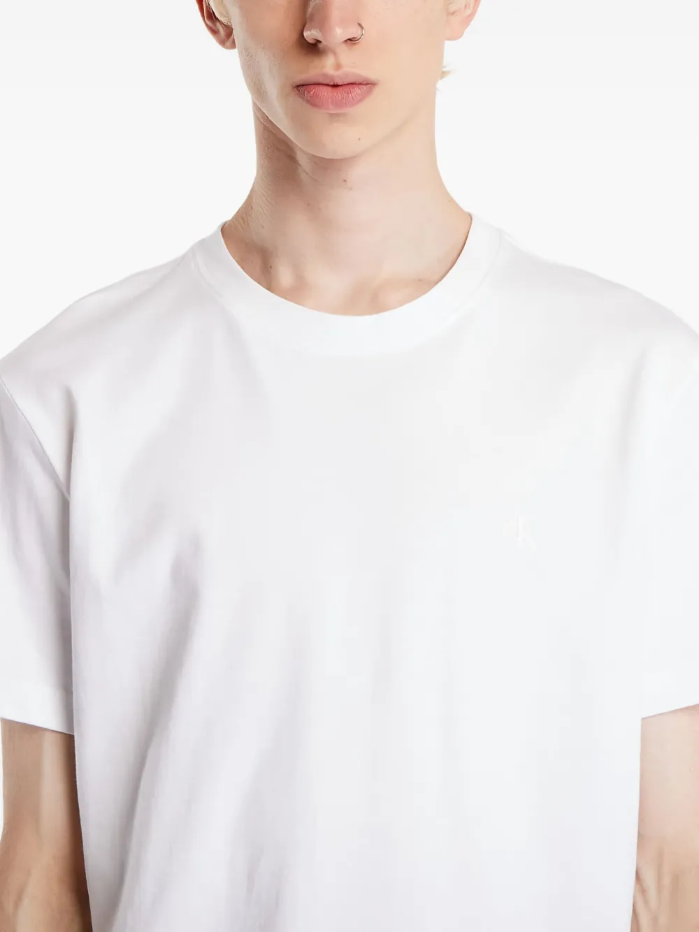 Calvin Klein Euphoric Monologo T-shirt Wit
