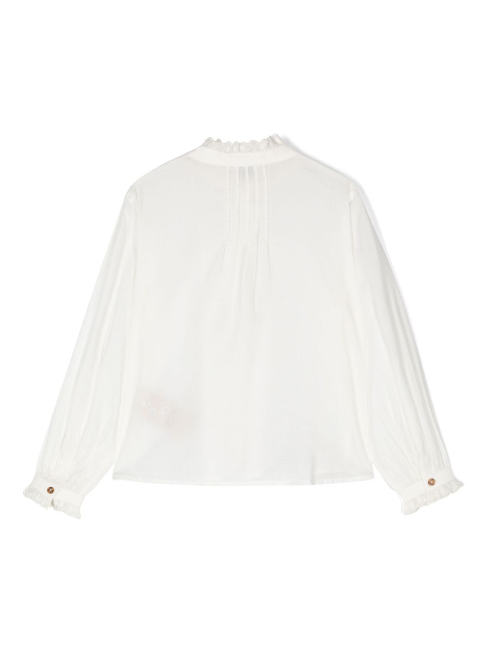 Scotch & Soda Blouse met franje kraag Wit