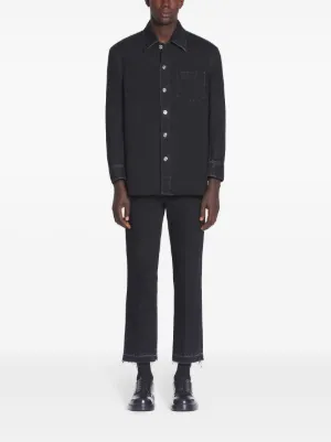 【美品】LANVIN ウール ポンチョ メタルボタン ゆったり シルエット 小物雑貨｜ランバンコレクション(メンズ)公式オンラインショップ