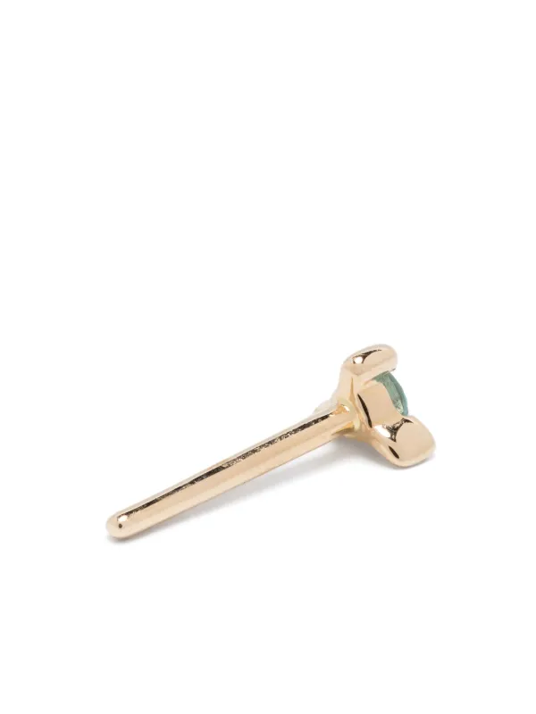 Maria Black 14kt Yellow Gold Fuzzy Glitz Sky Piercing Single