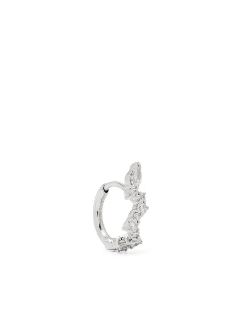 Maria Black 14kt white gold Concrete Sky diamond earring