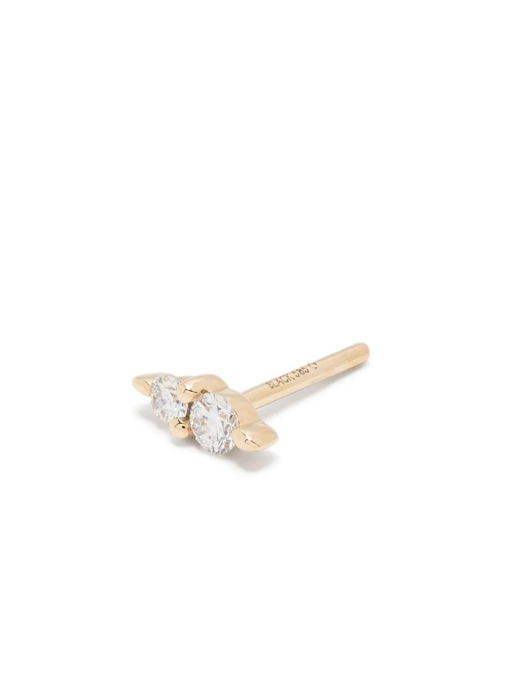 Maria Black 14kt Yellow Gold Hazy Gleam Piercing Diamond Single Earring In Gold