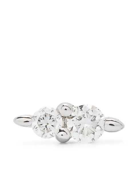 Maria Black 14kt white gold Hazy Gleam Piercing diamond single earring