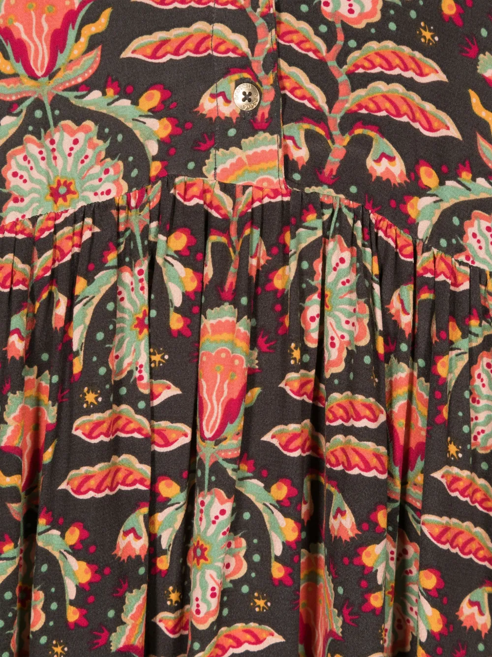 Scotch & Soda Jurk met bloemenprint Zwart