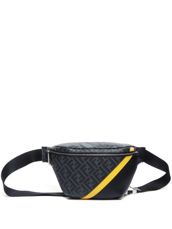 Fendi Pre Owned Zucca Belt Bag Black FARFETCH IE