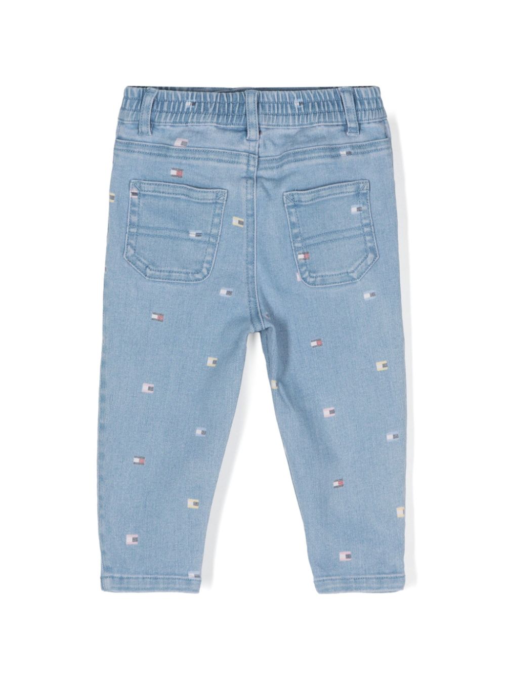 Tommy Hilfiger Junior logo-print jeans - Blue