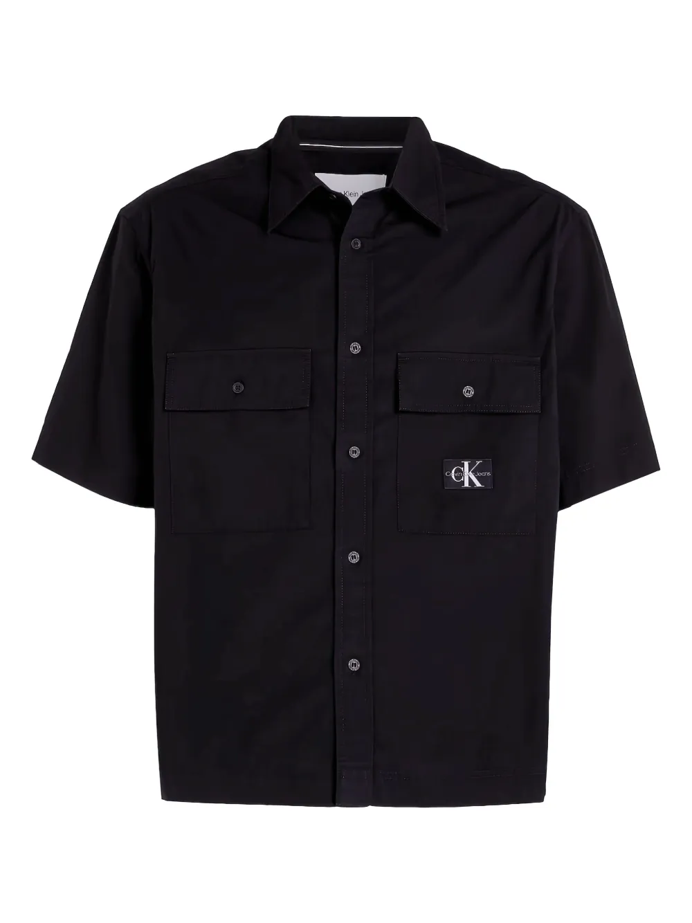 Calvin Klein Camisa de popeline | Preto | Image 1