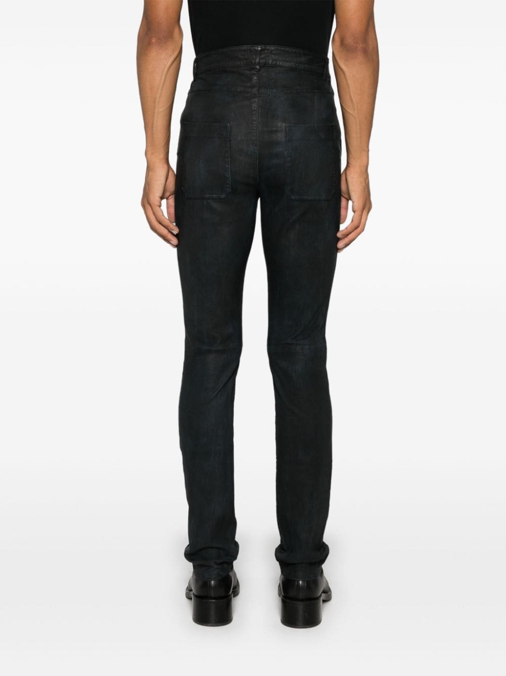 Shop Frei-mut Melones Skinny Trousers In Black