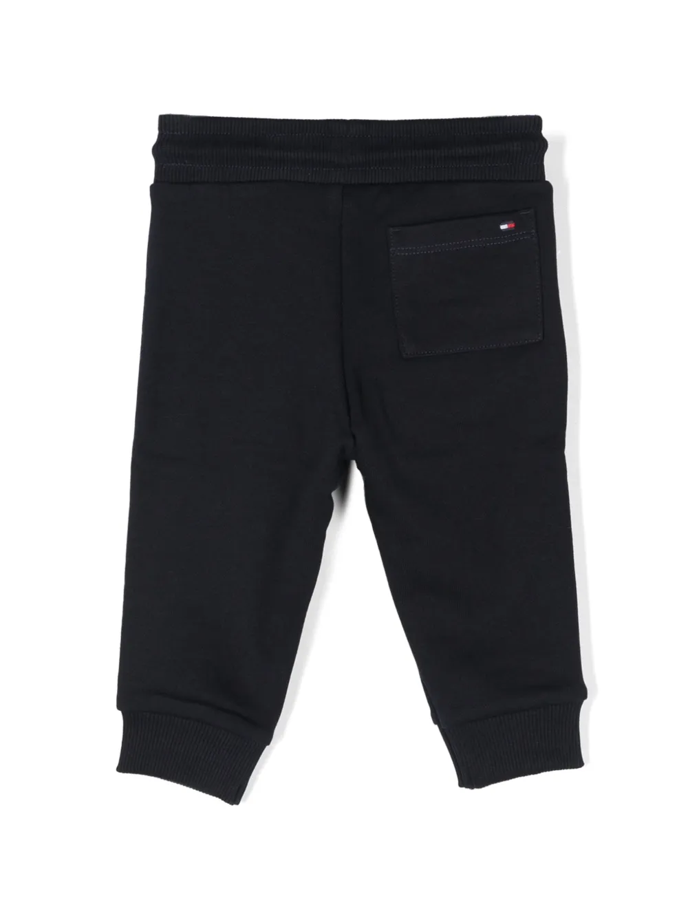 Shop Tommy Hilfiger Junior Logo-print Track Pants In Blue