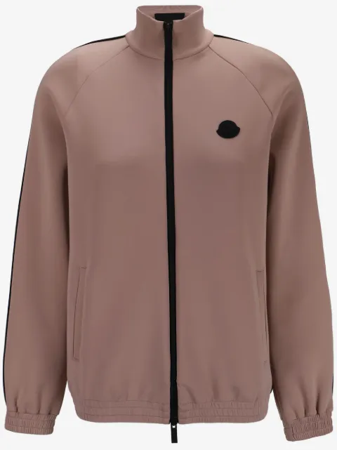 Moncler logo-print zip top
