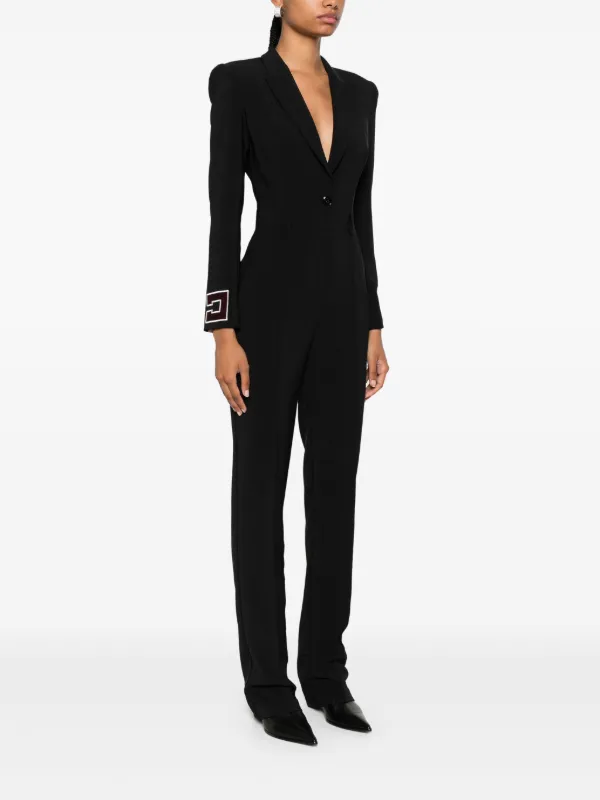オールインワン・サロペット ELISABETTA FRANCHI Woman Jumpsuits Black TUS45 685 ELISABETTA FRANCHI Woman Jumpsuits Black TUT45 685