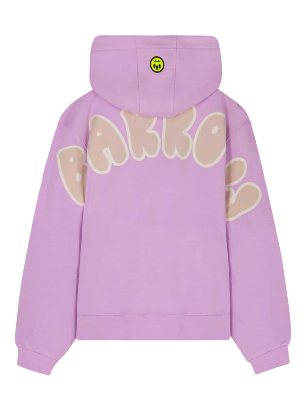 Shop Barrow Logo-print Hoodie In Purple